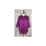 VYBE - Casual Silk Shirt - Purple