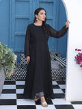Lacey Charcoal Long Maxi (FR-745)