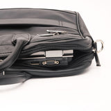 JILD - Executive Leather Laptop Bag - Black