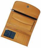 JILD - Women Essential Everyday Leather Clutch Wallet - Camel