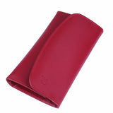 JILD - Women Essential Everyday Leather Clutch Wallet - Red