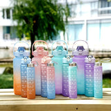 Home.Co- 3pcs Colourful Water Bottle Set