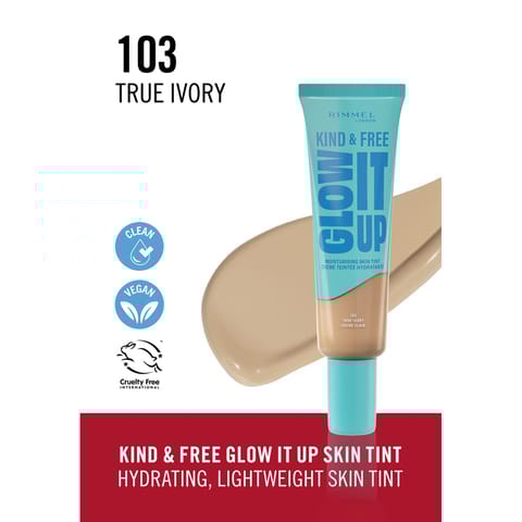 Rimmel Kind &  Free Liquid foundation 30Ml Moisturising True Ivory Iv