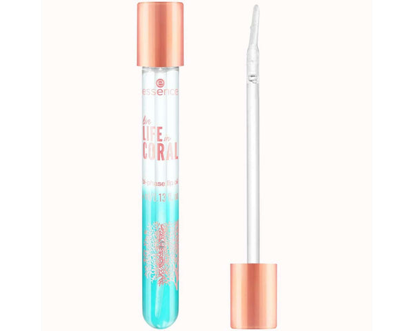 Essence - LIFE in CORAL bi-phase lip oil 01