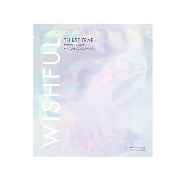 Huda Beauty - Wishful Thirst Trap Rose & Aloe Vera Soothing Sheet Mask
