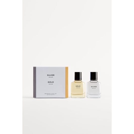 Zara- Man Gold + Zara Man Silver Edt, 30 Ml (1.02 Fl. Oz).