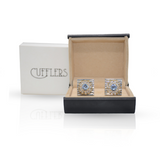 Cufflers - Limited Edition Gold and Silver Box Cufflinks CU-5001 with Free Gift Box