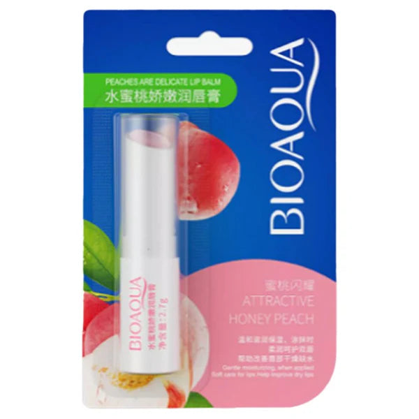 Bio Aqua Lip Balm Attractive Honey Peach