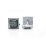 Cufflers - Classic Cufflinks for Men's Shirt with a Gift Box - CU-0003 - Grey