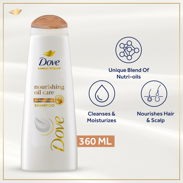 Dove Nourishing Oil Care Shampoo - 360ML