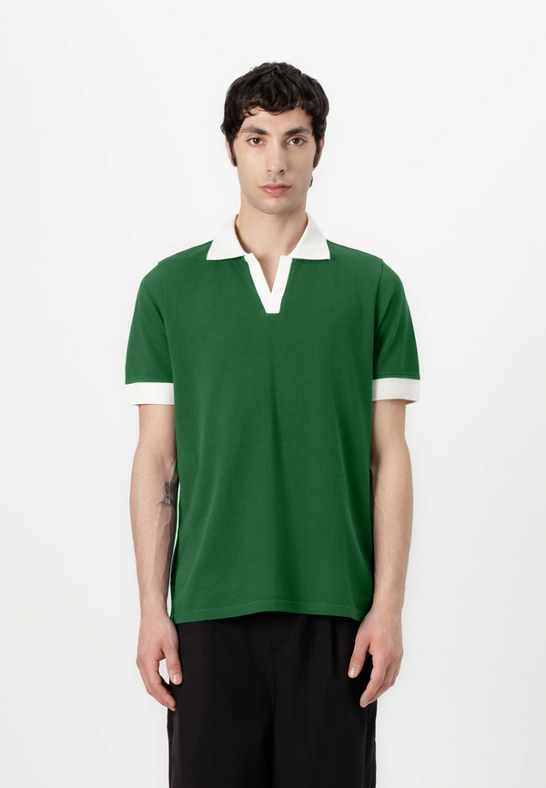 Vybe - V NECK - Polo Shirt - Green