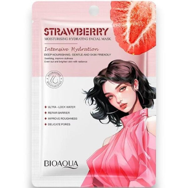 BIOAQUA - trawberry Intensive Hydration Moisturizing Face Mask