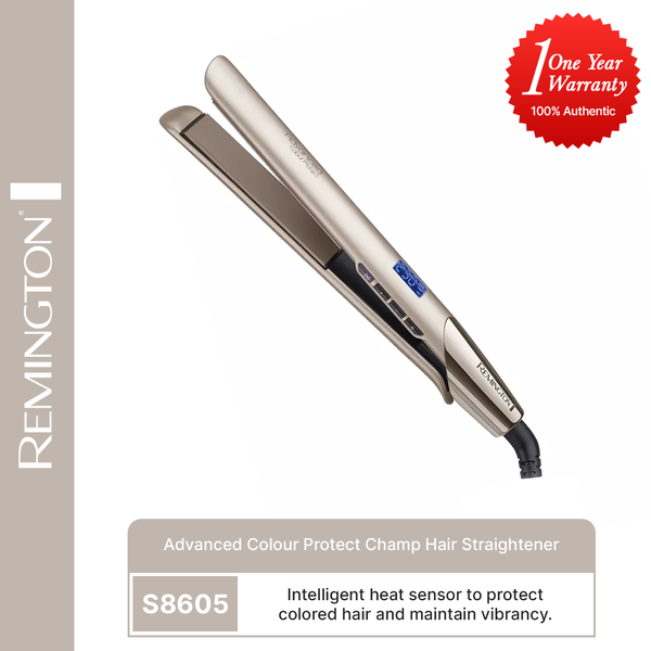 Remington- S8605 Advanced Colour Protect Champ Hair Straightener