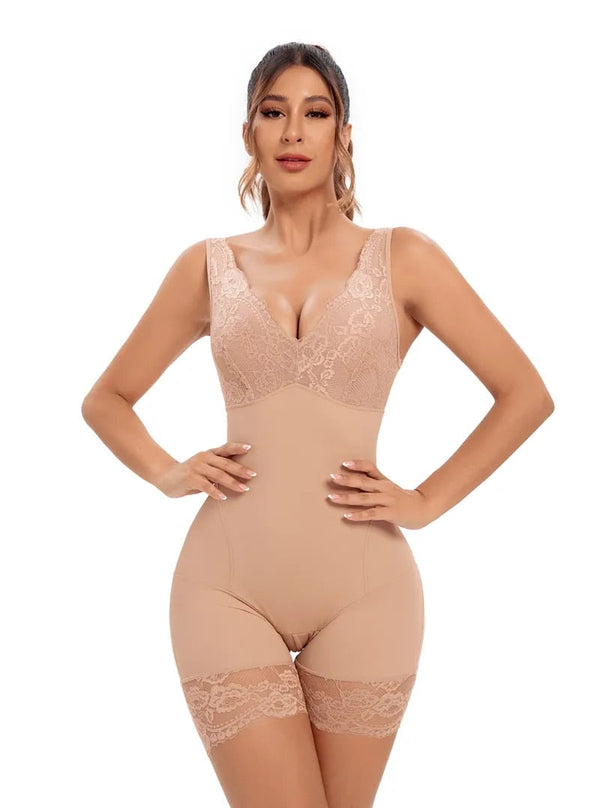 Emerce - Full Body Deep V Neck Body Shaper