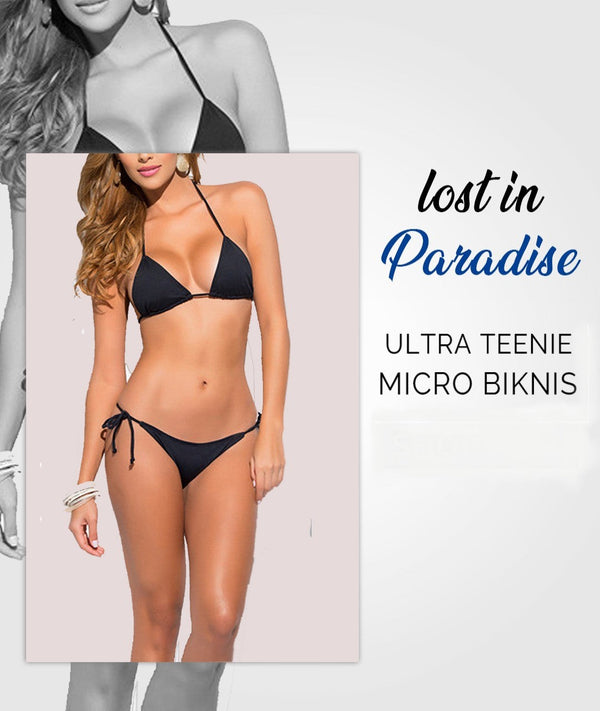 Emerce - Heat Padded String Ribbed Bikini