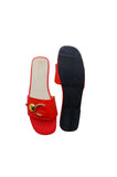 Fashion Holic - Casual Slipper Red buckle