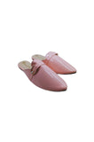 Fashion Holic - Casual Slipper Glossy Pink Mules