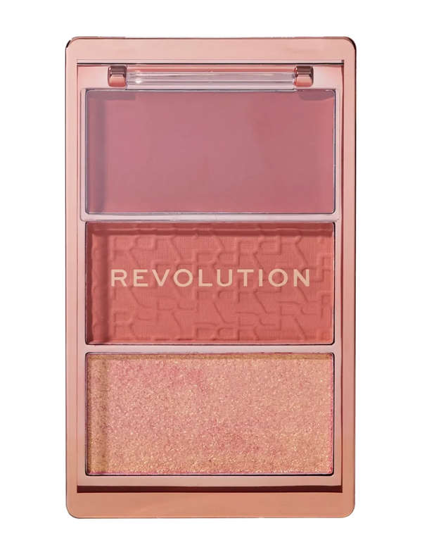 Makeup Revolution Blush Icon Palette Aura - Points Rose