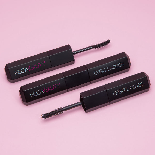 Huda Beauty LEGIT LASHES Double-Ended Volumizing and Lengthening Mascara (Without Box)