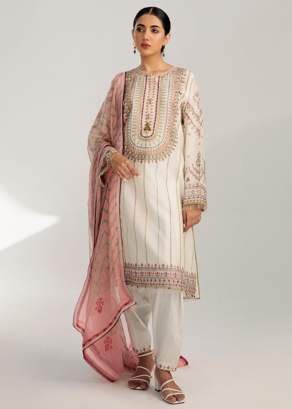 Coco by Zara Shahjahan - Embroidered Lawn Suits Unstitched 3 Piece CZS23S 4B - Summer Collection