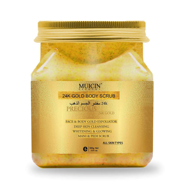 MUICIN - 24k Gold Exfoliating Face & Body Scrub - 500g