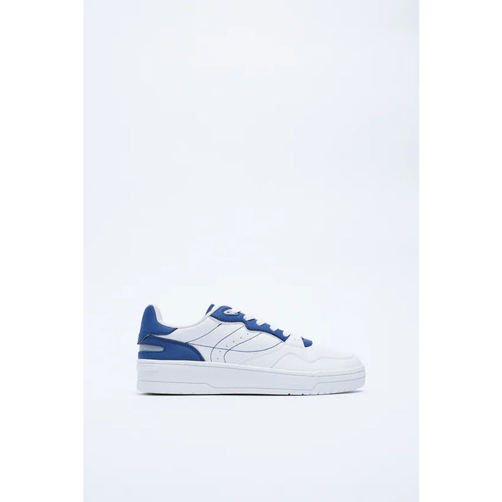 Zara- Contrast Coloured Trainers-  Blue