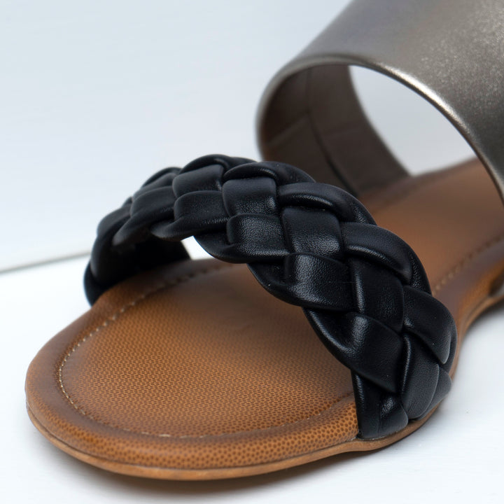 Vybe- Braid shoes Grey