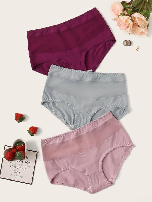 Shein- 3pack Solid Panty Set