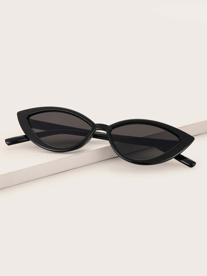 Shein- Clear Frame Cat Eye Sunglasses