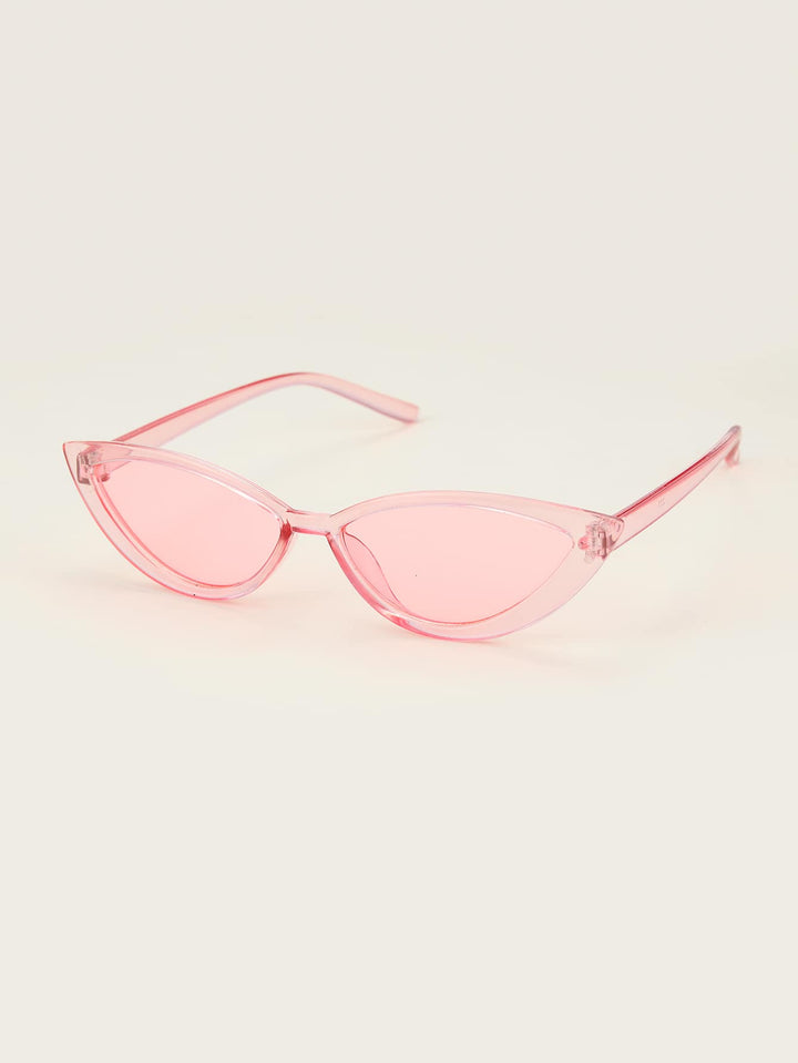 Shein- Clear Frame Cat Eye Sunglasses