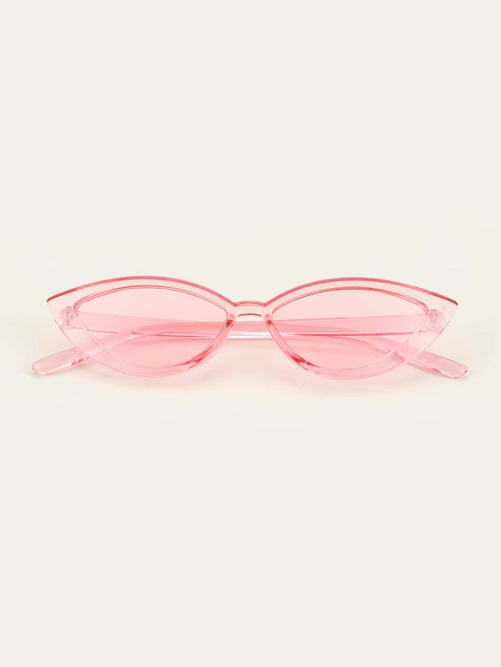 Shein- Clear Frame Cat Eye Sunglasses