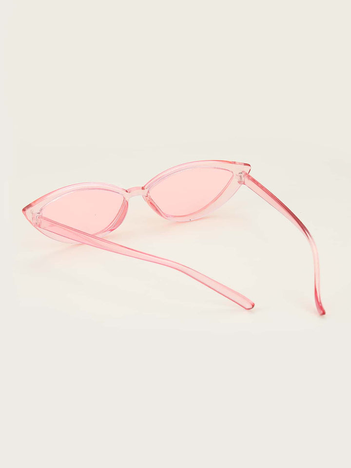 Shein- Clear Frame Cat Eye Sunglasses
