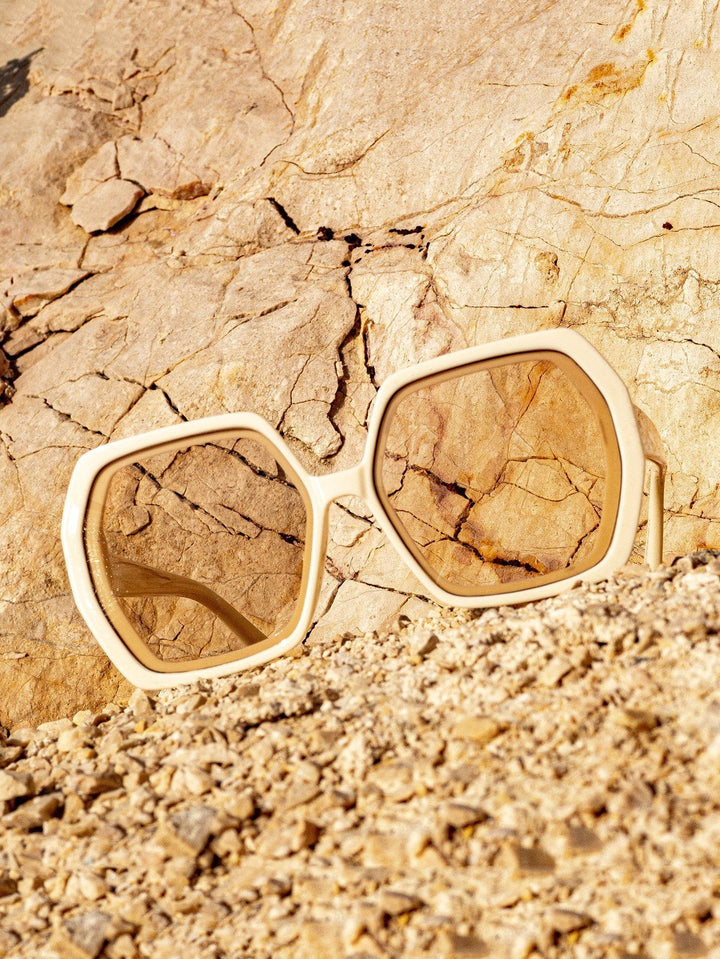 Shein- MOTF PREMIUM OVERSIZED POLYGONAL FRAME SUNGLASSES