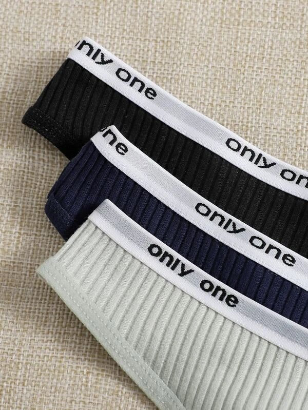 Shein 5-Piece Stripe Panty Panty Set