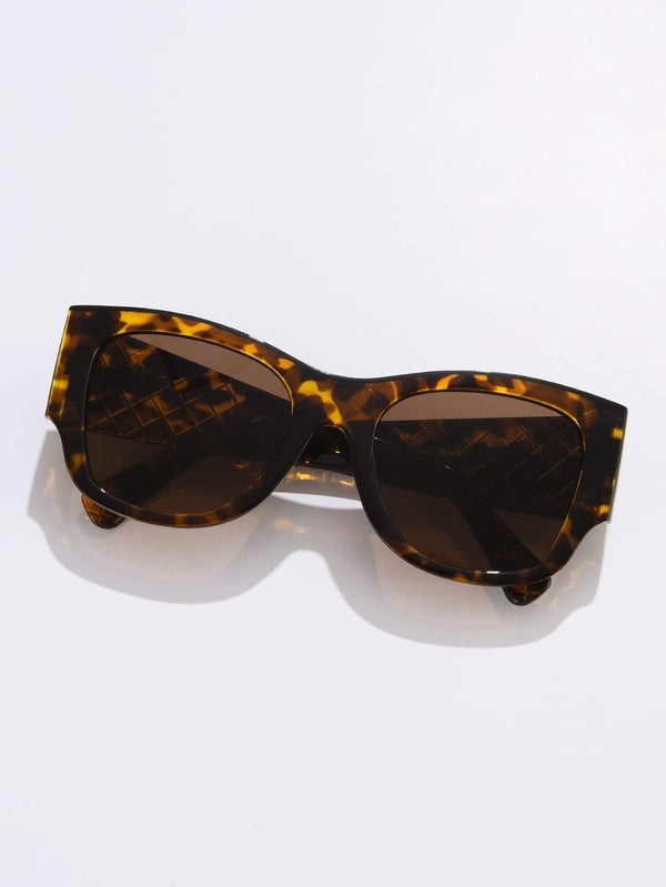 Shein- Acrylic Frame Sunglasses