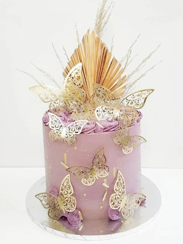 SHEIN Butterfly Cake Decorations 12 Pieces