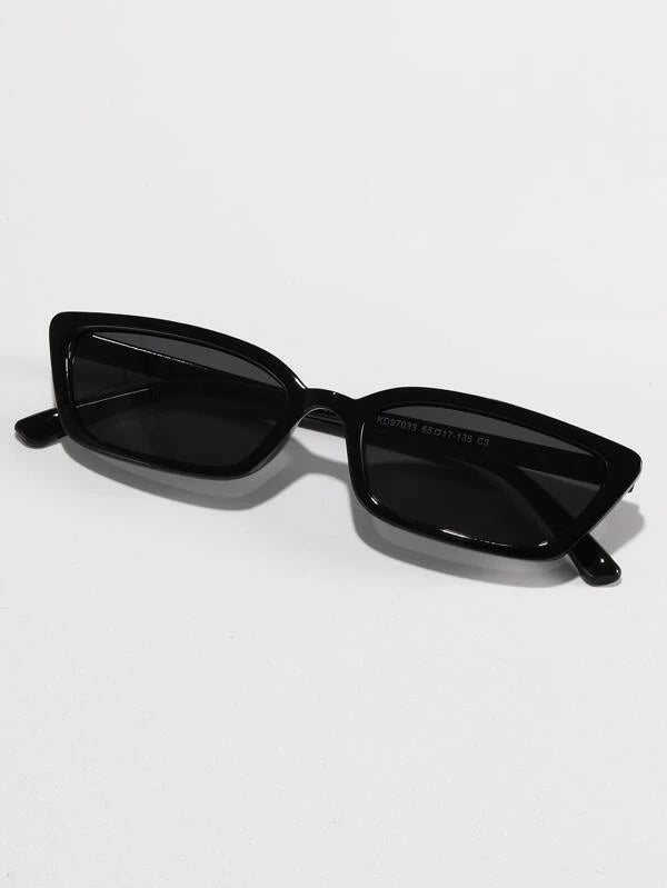 Shein- Acrylic Frame Tinted Lens Sunglasses