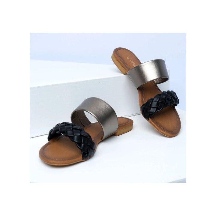 Vybe- Braid shoes Grey