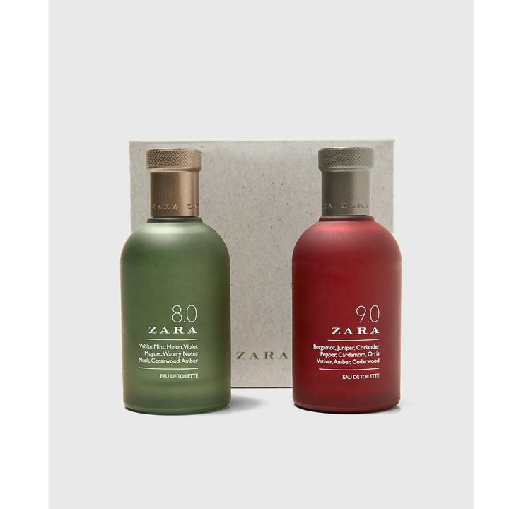 Zara- 8.0 Edt 100 Ml + 9.0 Zara Edt 100 Ml (3.4 Fl. Oz).