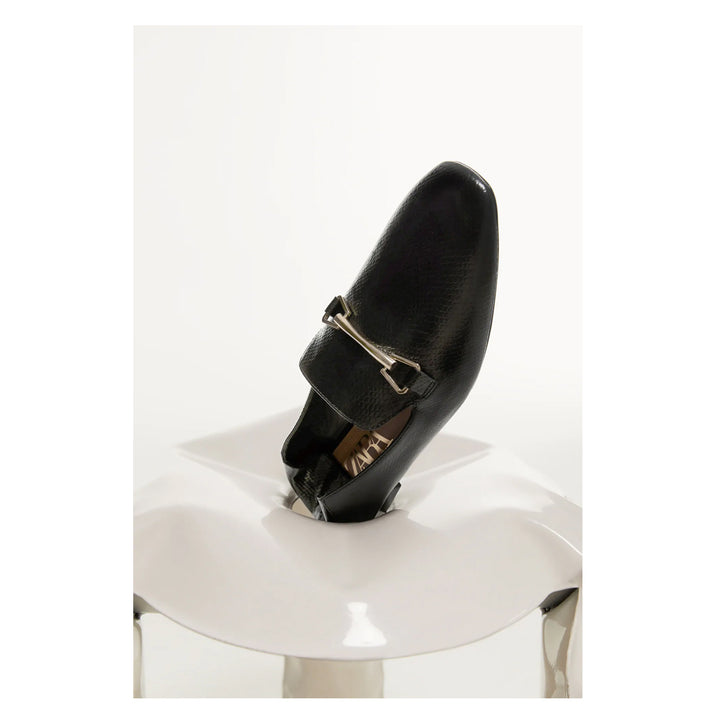 Zara- Animal Print Flat Shoes