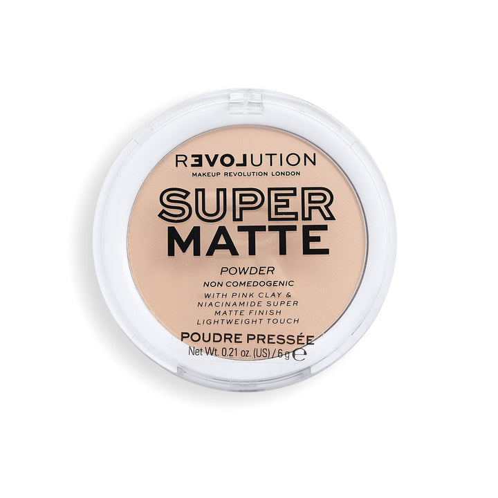 Makeup Revolution- Relove by Revolution Super Matte Pressed Powder Vanilla