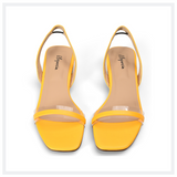 Elegancia - Women Transparent Sandals Santiago - YELLOW