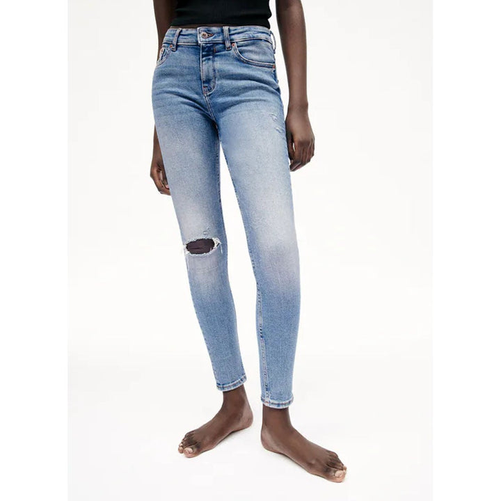 Zara- Zw The '80S Skinny Jeans- Blue