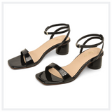 Elegancia - Women Heel Sandals Meghan - BLACK