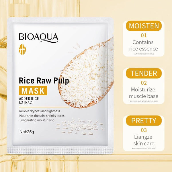 Emerce Makeup-Bioaoua Rice Original Pulp Mask
