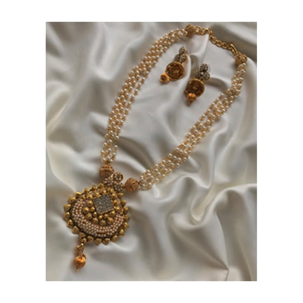 House Of Jewels- Gold Sheesha  Maala Set