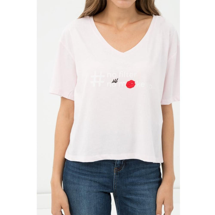 Koton Womens Dried Rose T-Shirt