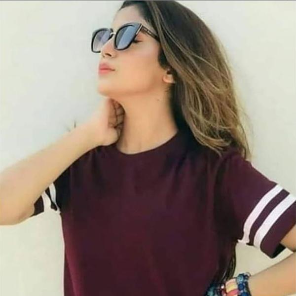 Emerce- Stripes Printed Half Sleeves T Shirt Maroon