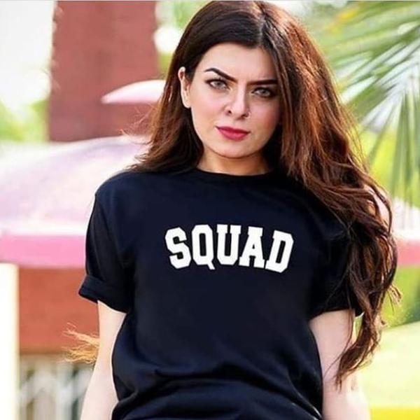 Emerce- SQUAD Printed Half Sleeves T Shirt Black