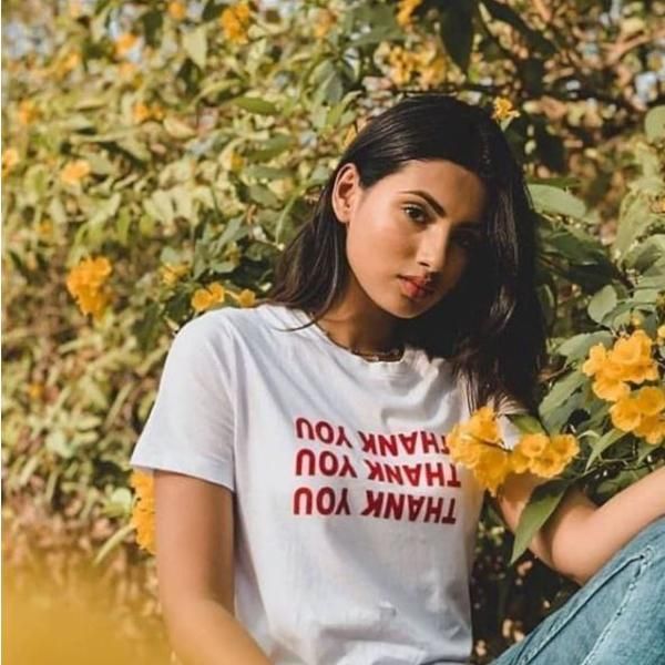 Emerce- THANK YOU Printed Half Sleeves T Shirt White